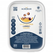 Пюре из маракуйи "Agrobar с семечкой, 250 гр